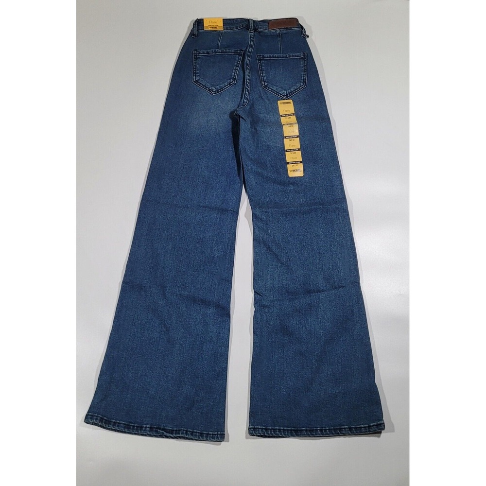 Rock and Roll Denim West Desperado High Rise Flare Jeans Medium Wash 24x32 NEW